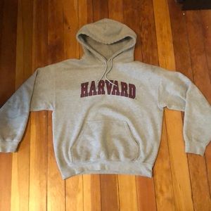 Gray Harvard Hoodie